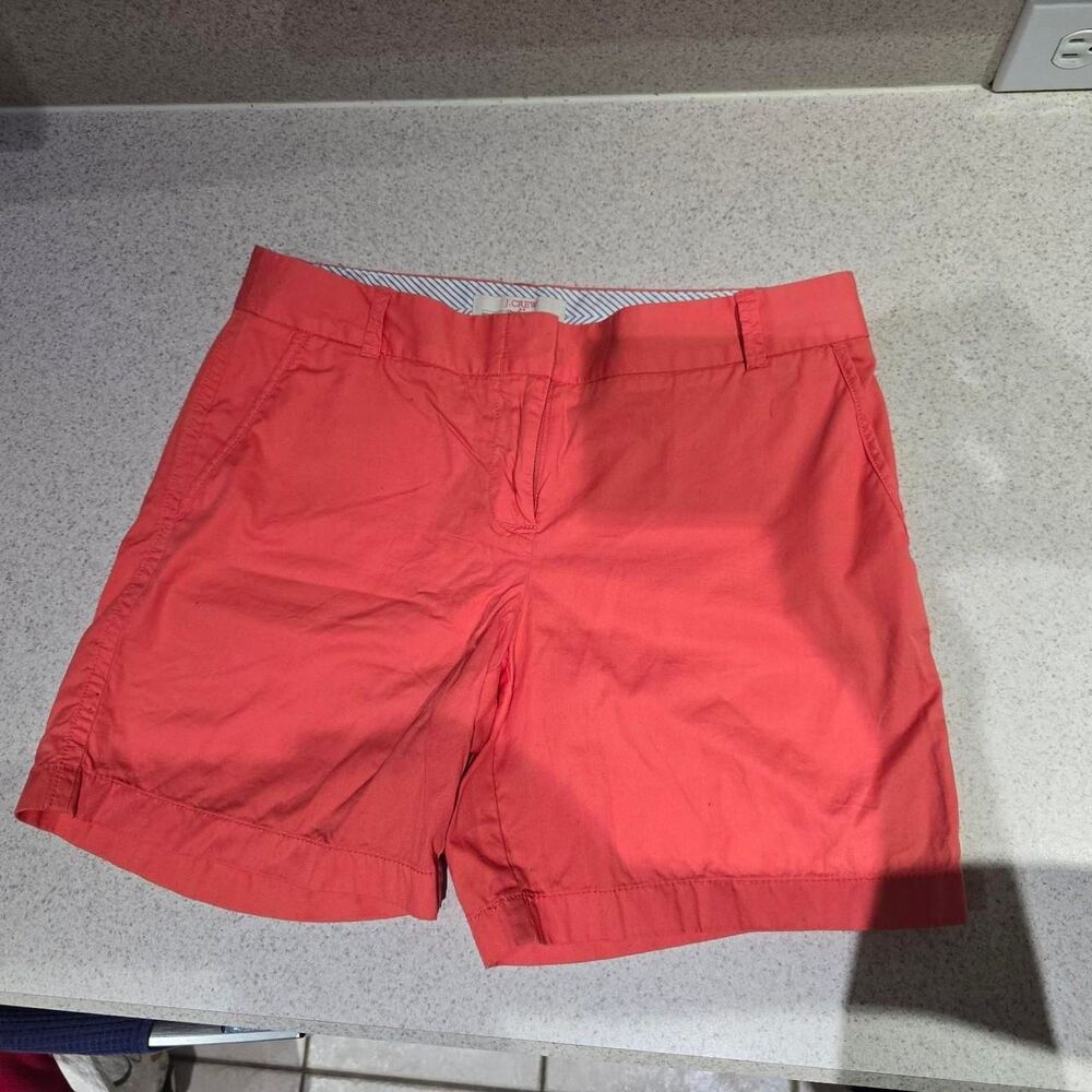 J. Crew Coral chino shorts Size 8